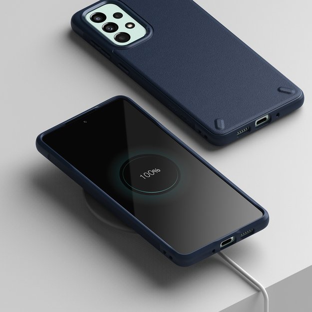 Ringke Onyx durable cover for Samsung Galaxy A73 navy blue 15
