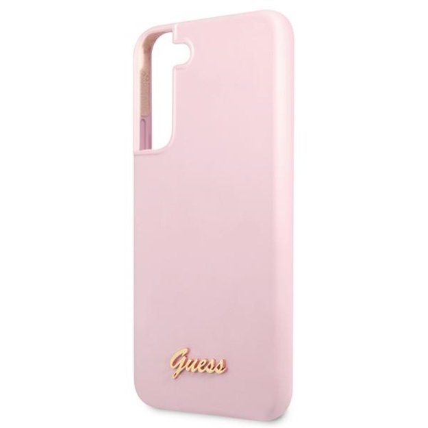 Guess GUHCS22MLSLMGLA S22+ S906 lavender/lavender hardcase Silicone Script Metal Logo 12