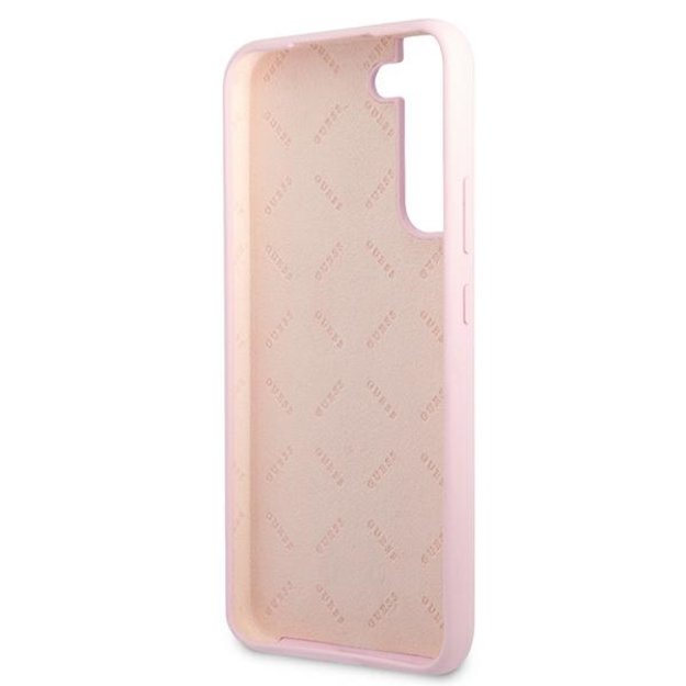 Guess GUHCS22MLSLMGLA S22+ S906 lavender/lavender hardcase Silicone Script Metal Logo 13