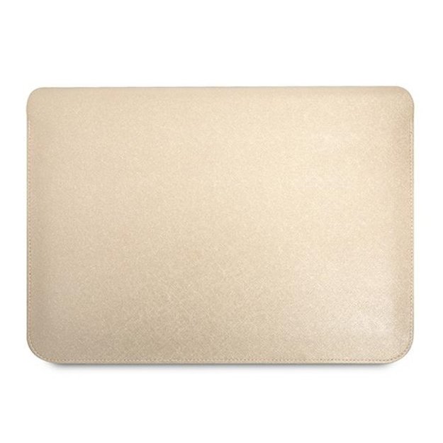 Guess Saffiano Triangle Logo case for a 14&quot  laptop - beige 5