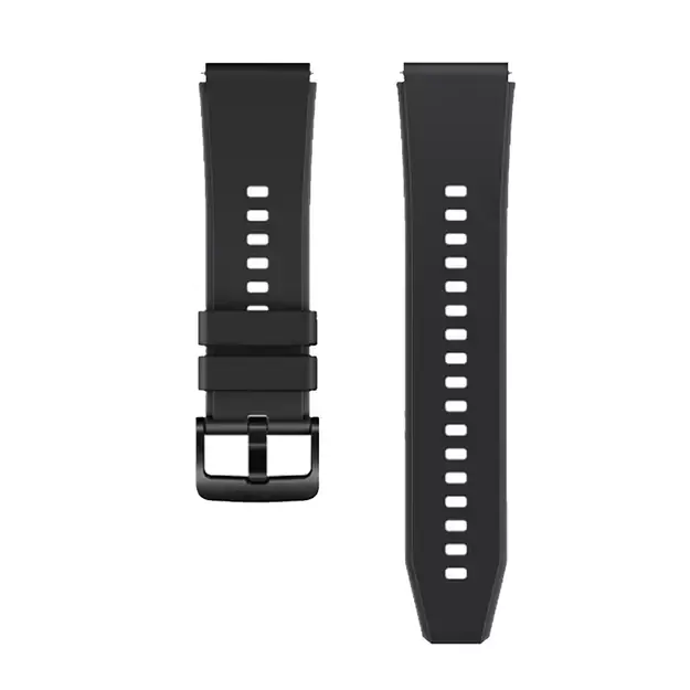 Silicone Strap for Huawei Watch GT 2 / 3 / 4 / 2 Pro / 3 Pro / 4 Pro / GT 2e - Black 10