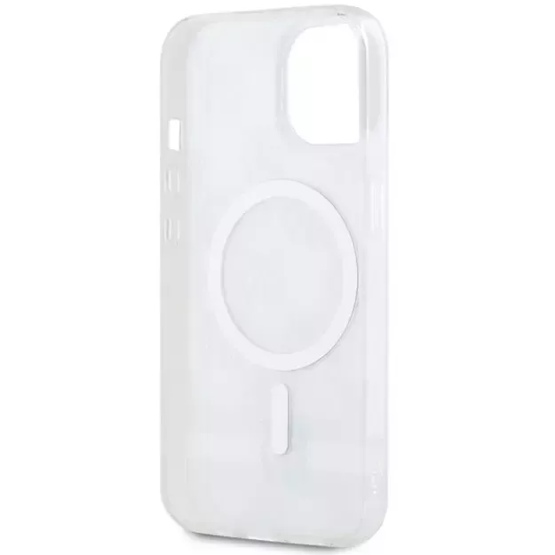 DKNY IML Checkered Mono Pattern &amp  Printed Stripes MagSafe case for iPhone 15 / 14 / 13 - beige 13