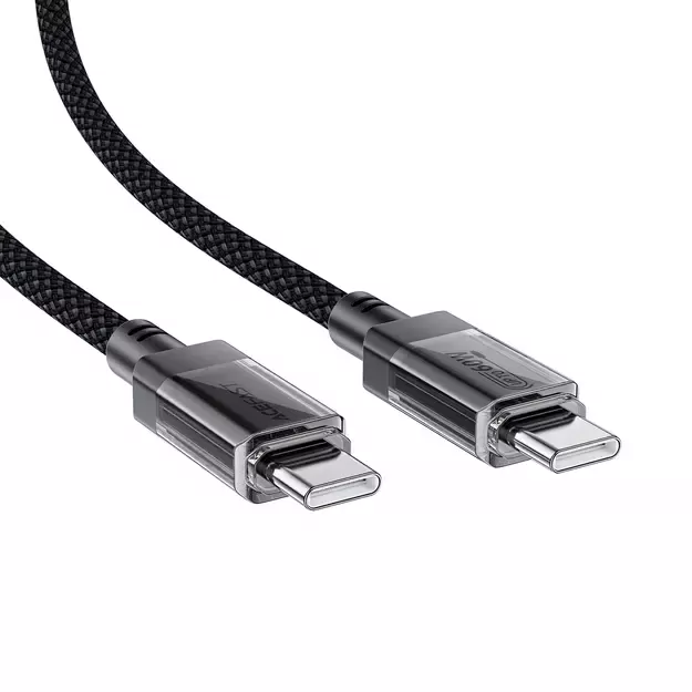 Acefast C12 USB-C / USB-C PD cable 60W 480Mb/with nylon braid - black 8