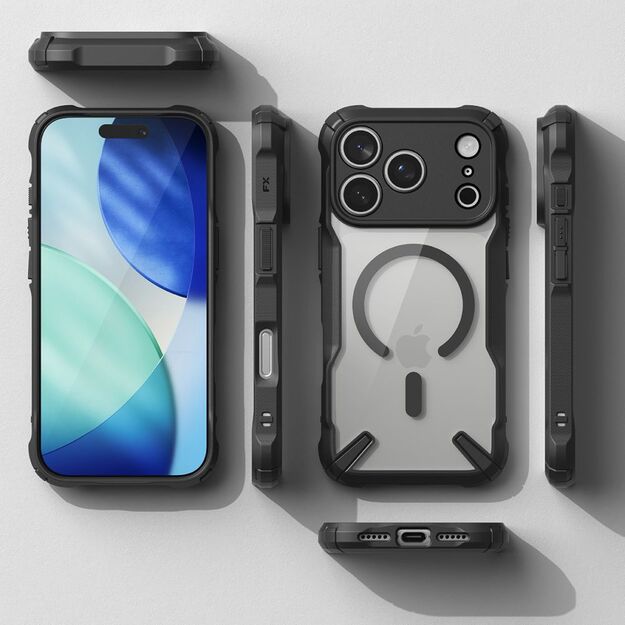 Ringke Fusion X Magnetic MagSafe Case for iPhone 17 Pro - Black 4