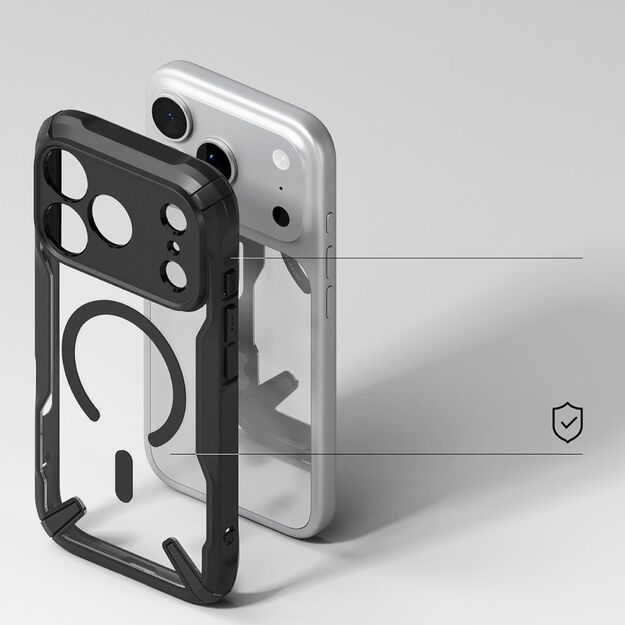 Ringke Fusion X Magnetic MagSafe Case for iPhone 17 Pro - Black 3