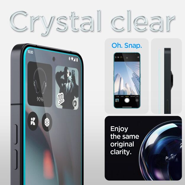 Spigen Glas.TR EZ Fit Tempered Glass 2-pack for Nothing Phone 3 - Transparent 10
