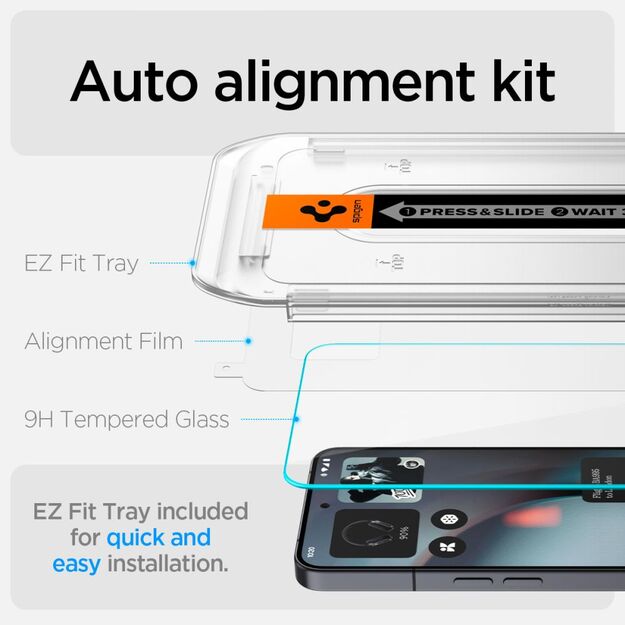 Spigen Glas.TR EZ Fit Tempered Glass 2-pack for Nothing Phone 3 - Transparent 8