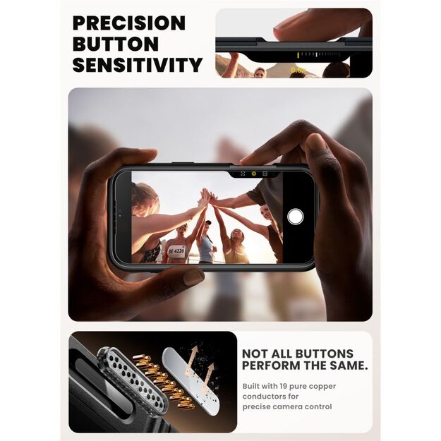 Supcase IBLSN Ares Flip Mag MagSafe Case for iPhone 17 Pro Max - Black 3