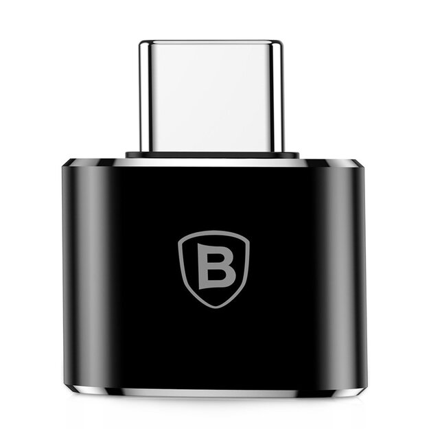 Baseus Mini USB-A to USB-C OTG adapter - black 6