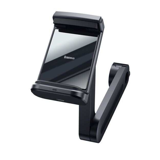Baseus car headrest phone holder with built-in 15 W Qi wireless charger black (WXHZ-01) 4