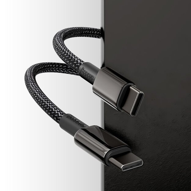 Baseus CATWJ-01 USB-C - USB-C PD QC cable 100W 5A 1m - black 13