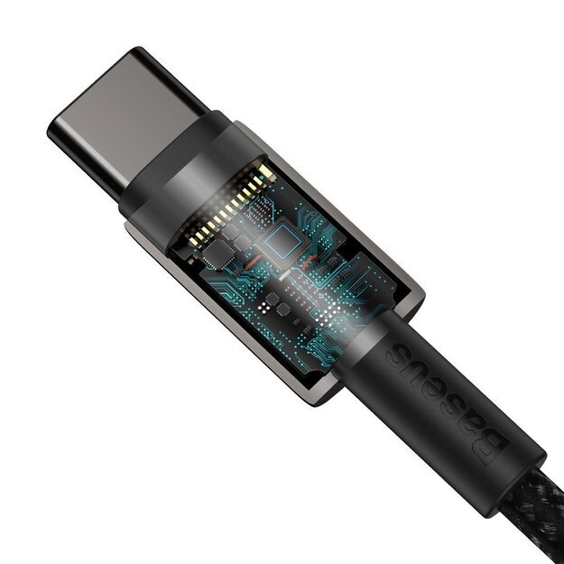 Baseus CATWJ-01 USB-C - USB-C PD QC cable 100W 5A 1m - black 14