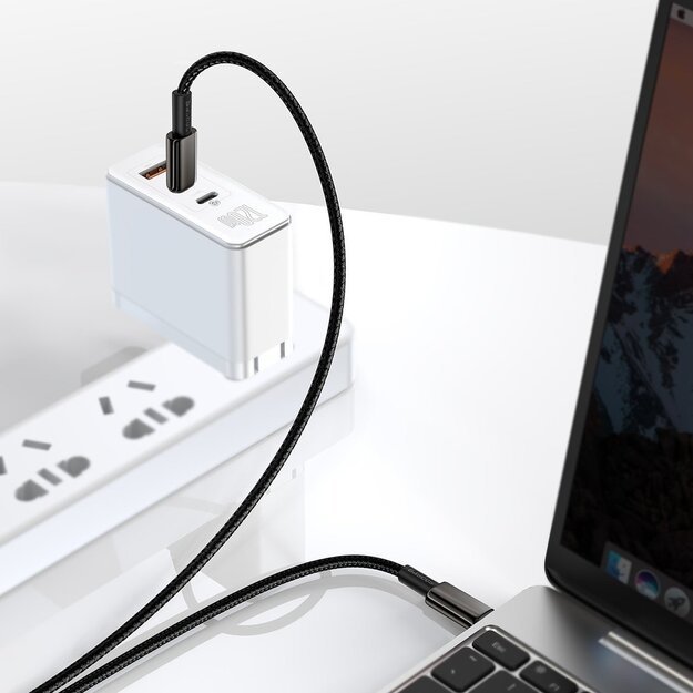 Baseus CATWJ-01 USB-C - USB-C PD QC cable 100W 5A 1m - black 12