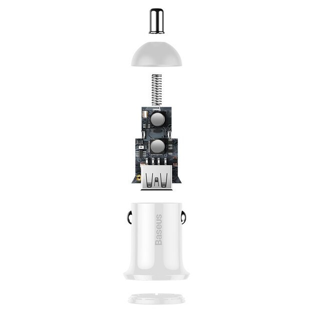 Baseus Grain Pro car charger 2x USB 4.8 A white (CCALLP-02) 6