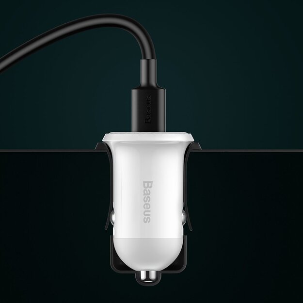 Baseus Grain Pro car charger 2x USB 4.8 A white (CCALLP-02) 9