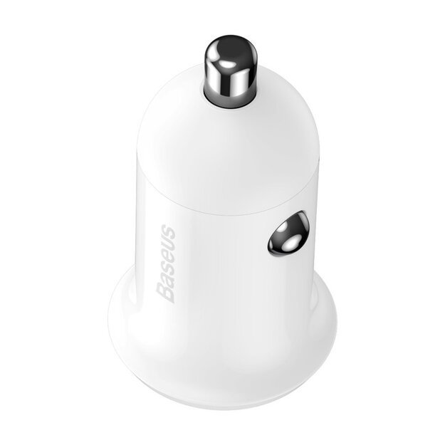 Baseus Grain Pro car charger 2x USB 4.8 A white (CCALLP-02) 2