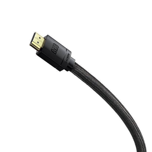 Baseus HDMI 2.1 Cable 8K 60 Hz 48 Gbps / 4K 120 Hz / 2K 144 Hz 3D eARC QMS Dynamic HDR VRR ALLM 3 m black (CAKGQ-L01) 6