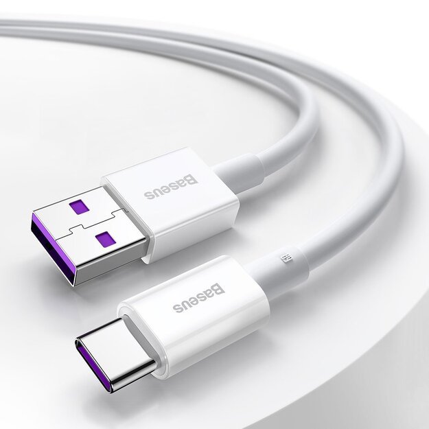 Baseus Superior USB Cable - USB Type C 66 W (11 V / 6 A) Huawei SuperCharge SCP 2 m black (CATYS-A01) 11