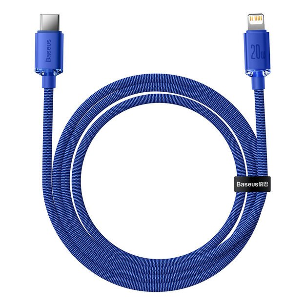 Baseus CAJY000203 Lightning - USB-C PD cable 20W 480Mb/s 1.2m - blue 3