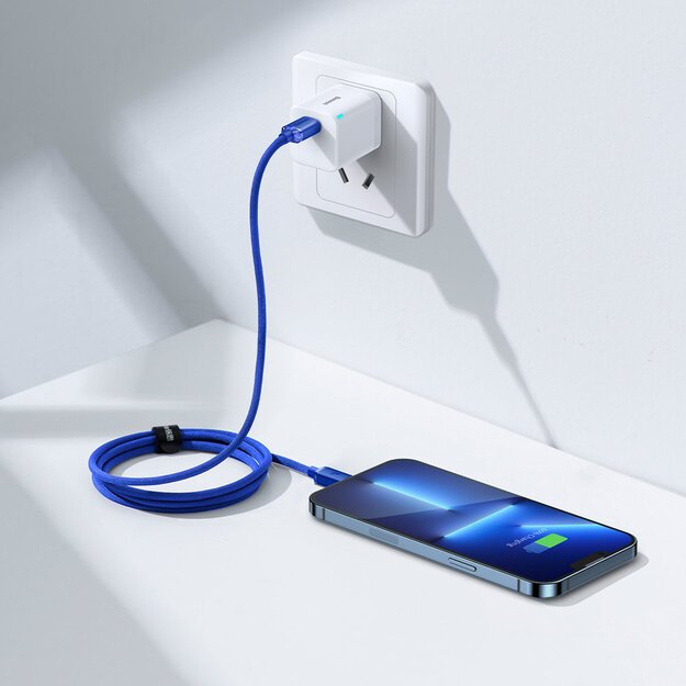 Baseus CAJY000203 Lightning - USB-C PD cable 20W 480Mb/s 1.2m - blue 9