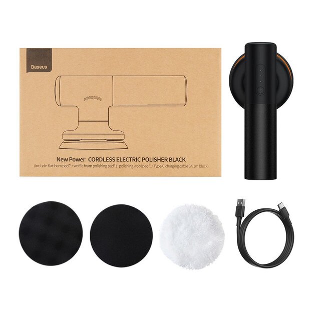 Baseus cordless electric polish machine 30W 4000mAh black (CRDLQ-B01) 4