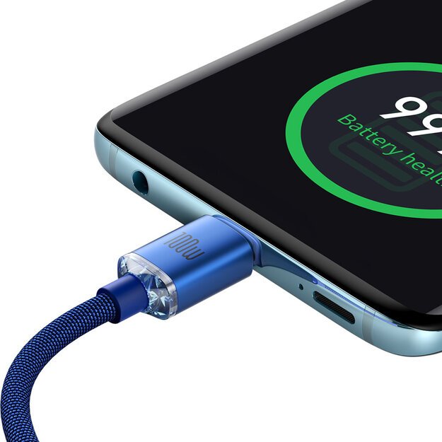 Baseus CAJY000603 USB-C - USB-C PD cable 100W 5A 480Mb/s 1.2m - blue 3