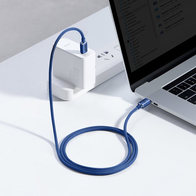 Baseus CAJY000603 USB-C - USB-C PD cable 100W 5A 480Mb/s 1.2m - blue 8
