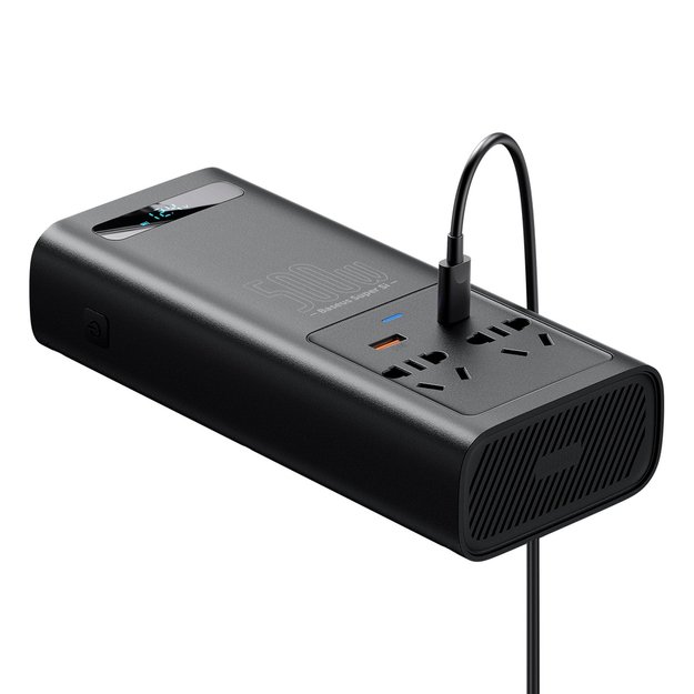 Baseus car power inverter 150W 12V / 500W 220V (EU and CN plug) black (CGNB000101) 7
