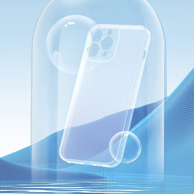 Baseus Frosted Glass Case Cover for iPhone 13 Pro Max Hard Cover with Gel Frame black (ARWS001101) 14