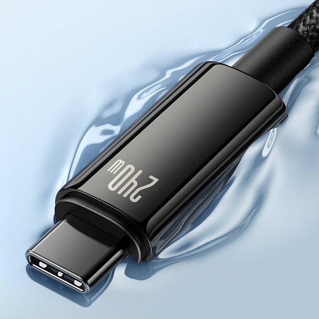 Baseus CAWJ040101 USB-C - USB-C cable 240W 480Mb/s 2m - black and gray 5