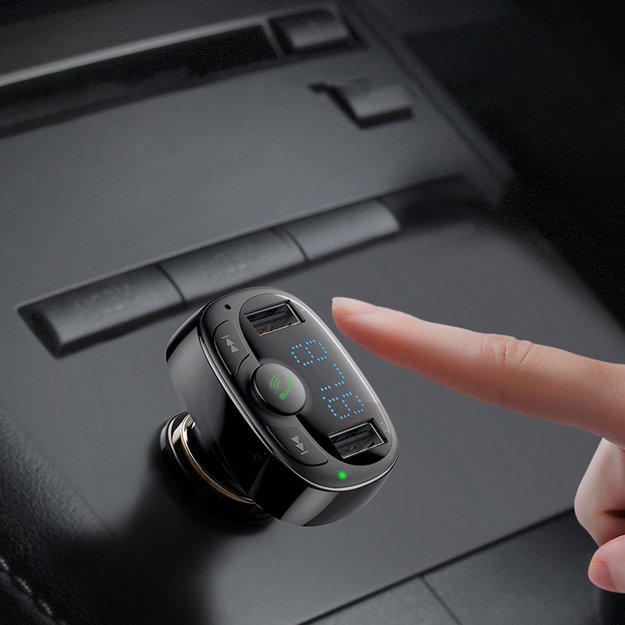 Bluetooth transmitter / car charger Baseus S-09A (Overseas Edition) - black 8