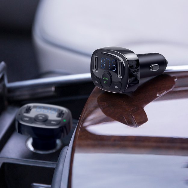 Bluetooth transmitter / car charger Baseus S-09A (Overseas Edition) - black 7