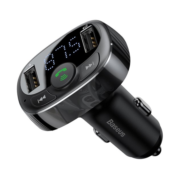 Bluetooth transmitter / car charger Baseus S-09A (Overseas Edition) - black 4