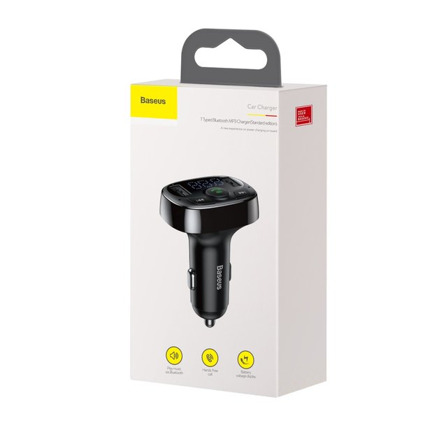 Bluetooth transmitter / car charger Baseus S-09A (Overseas Edition) - black 6