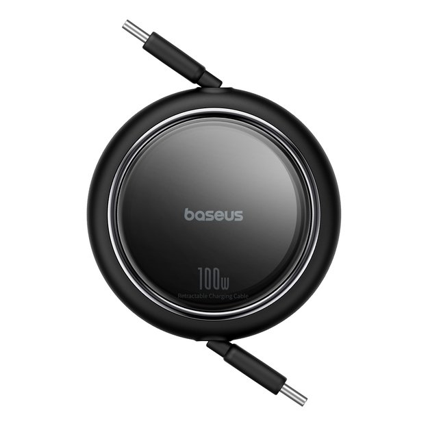 Baseus Free2Draw Mini USB-C - USB-C 100W 1m retractable cable - black 2