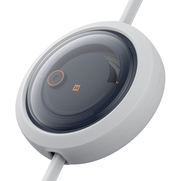 Baseus Free2Draw CB000084 retractable USB-C - Lightning / USB-C / micro USB cable 100W 1.1m - white 1