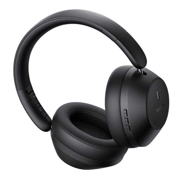 Baseus Bass 30 Max Wireless On-Ear Bluetooth 5.3 Headphones - Black 4