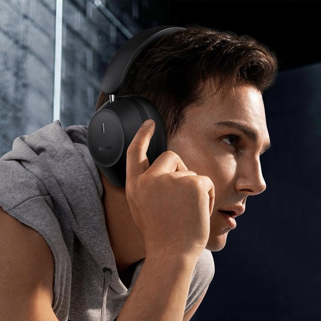 Baseus Bass 30 Max Wireless On-Ear Bluetooth 5.3 Headphones - Black 10