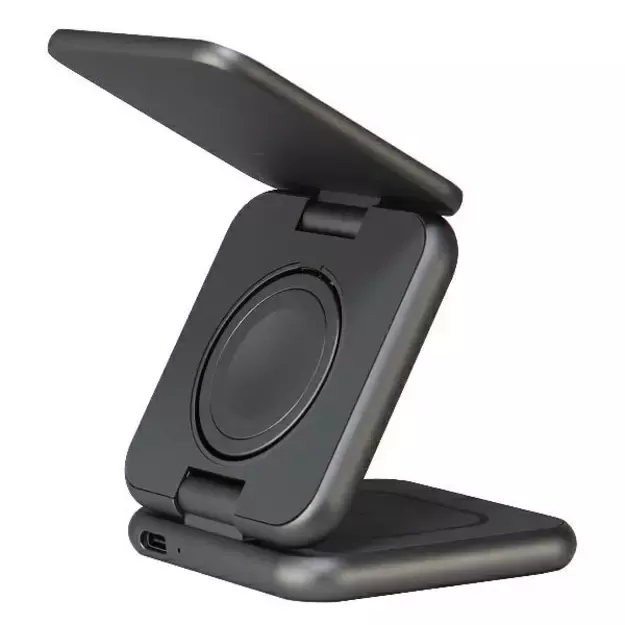 Audi Big Logo foldable inductive charger 3in1 0 - gray 5