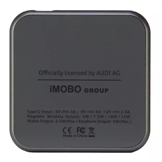 Audi Big Logo foldable inductive charger 3in1 0 - gray 7