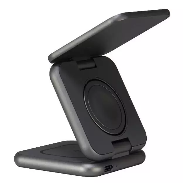 Audi Big Logo foldable inductive charger 3in1 0 - gray 4