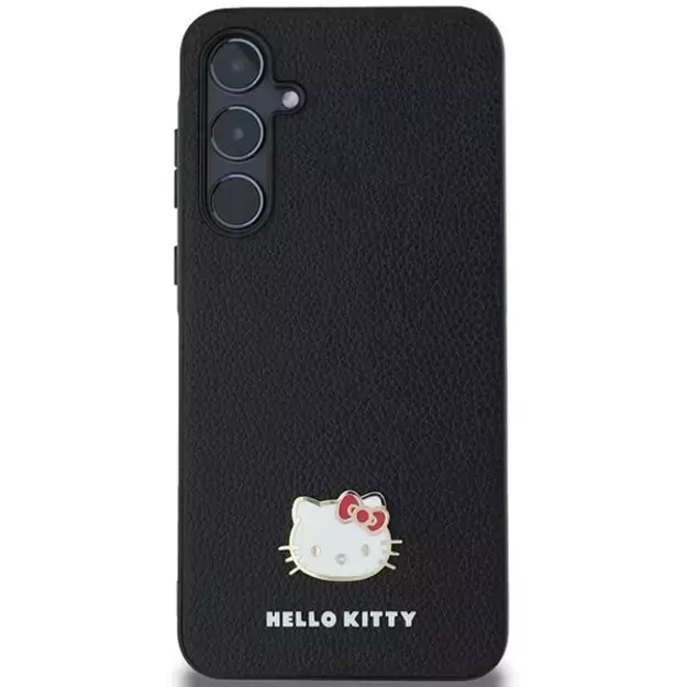 Hello Kitty Metal Logo Kitty Head case for Samsung Galaxy A55 - black 9