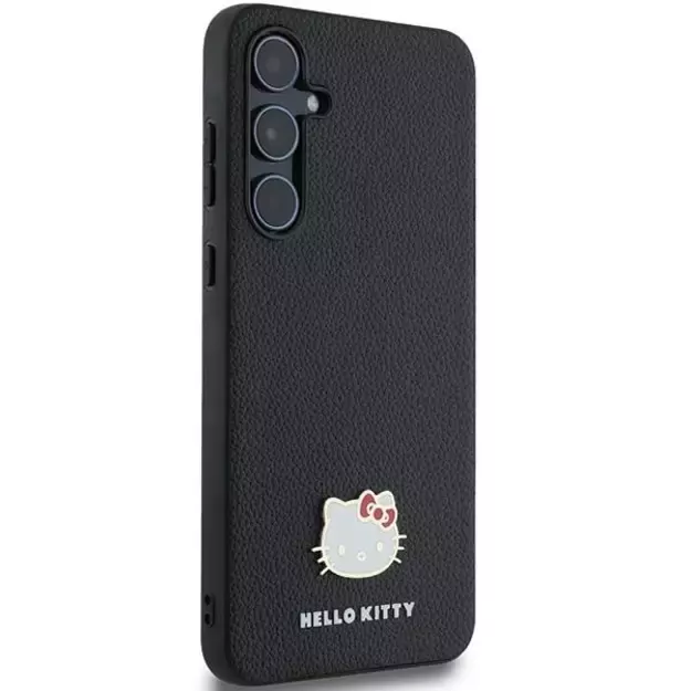 Hello Kitty Metal Logo Kitty Head case for Samsung Galaxy A55 - black 10