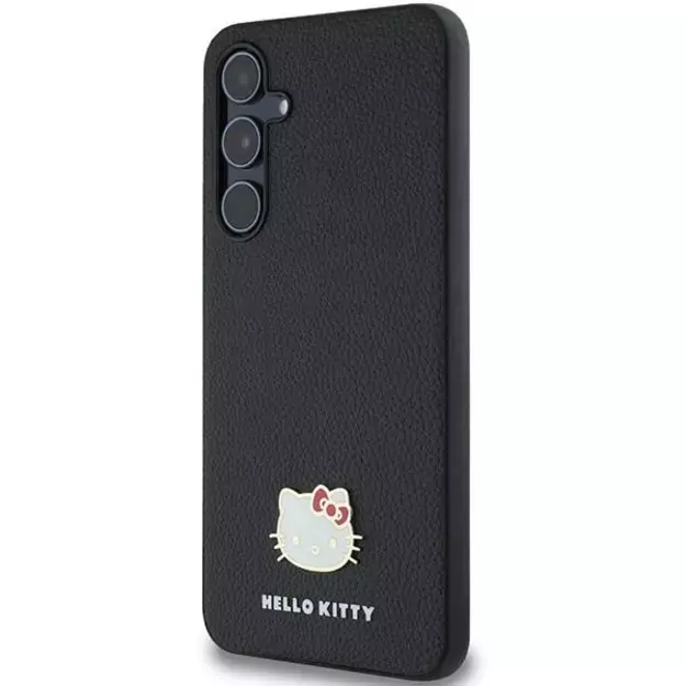 Hello Kitty Metal Logo Kitty Head case for Samsung Galaxy A55 - black 8
