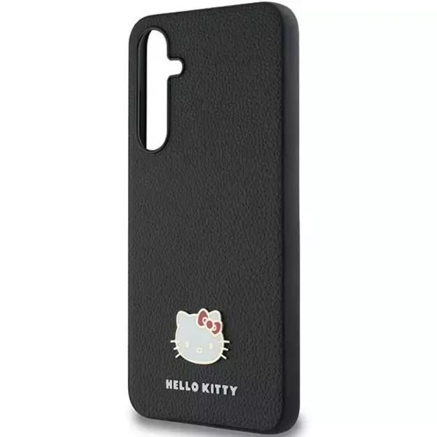 Hello Kitty Metal Logo Kitty Head case for Samsung Galaxy A55 - black 12