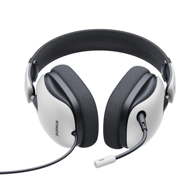 Baseus GoPlay 1 Max Gaming Wired Over-Ear Gaming Headphones - White and Black 4