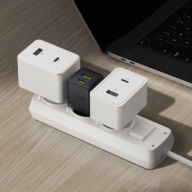 Baseus Palm 20W USB-C USB-A Wall Charger - Black 5