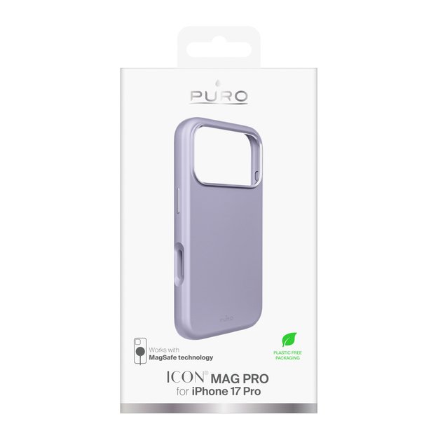 Pure Icon Mag Pro Liquid Silicone Case for iPhone 17 Pro, MagSafe Compatible, with Camera Protection and Aluminum Buttons - Pink 1