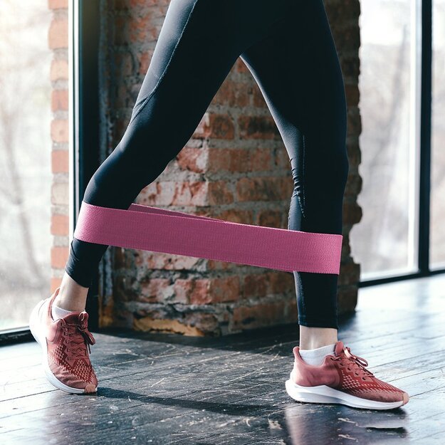 Wozinsky Set of 3x Fabric Resistance Bands Resistance Mini Band for Yoga Crossfit Fitness (WFB-01) 4