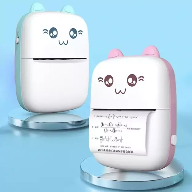 Thermal printer mini cat HURC9 - pink 12